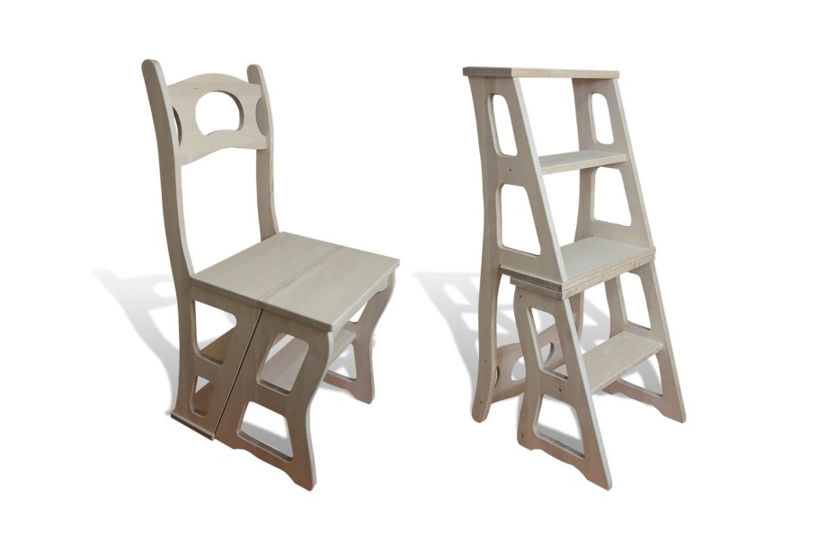 Стул-стремянка трансформер Скандинавия