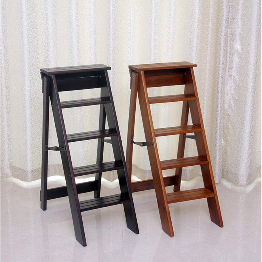 Передвижные стремянки табуреты, красный RAL 3020 (Stool Ladder)