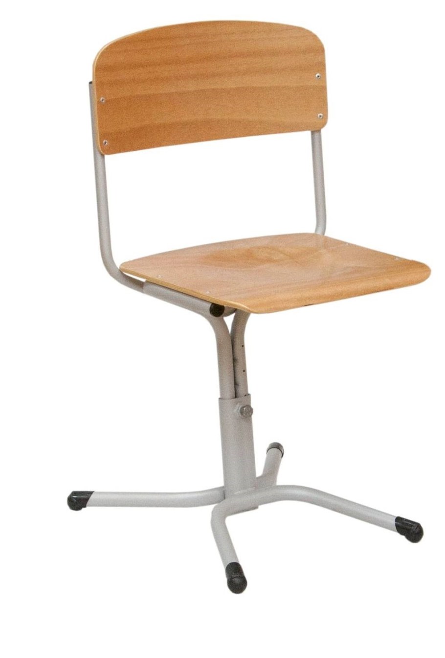 Стул на кр. тр. Рег. Сту1крр (№5-7) (ral9006)