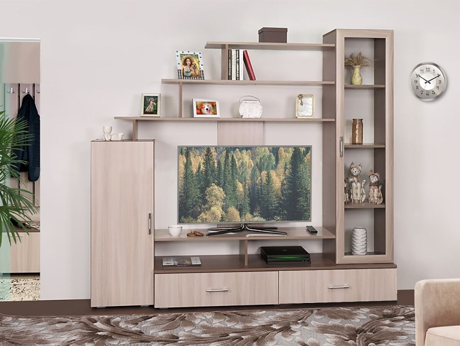 Стенка ТВ Милана Восход комплектация упаковка №2