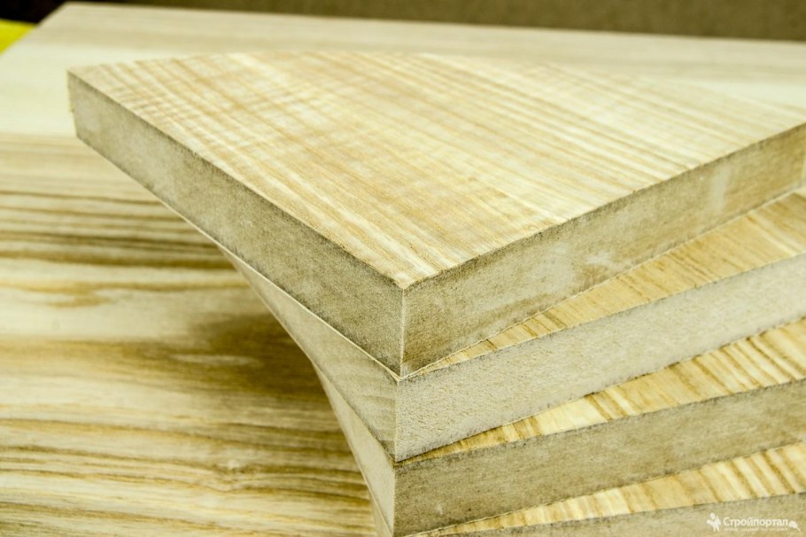 МДФ плита Фанерованная