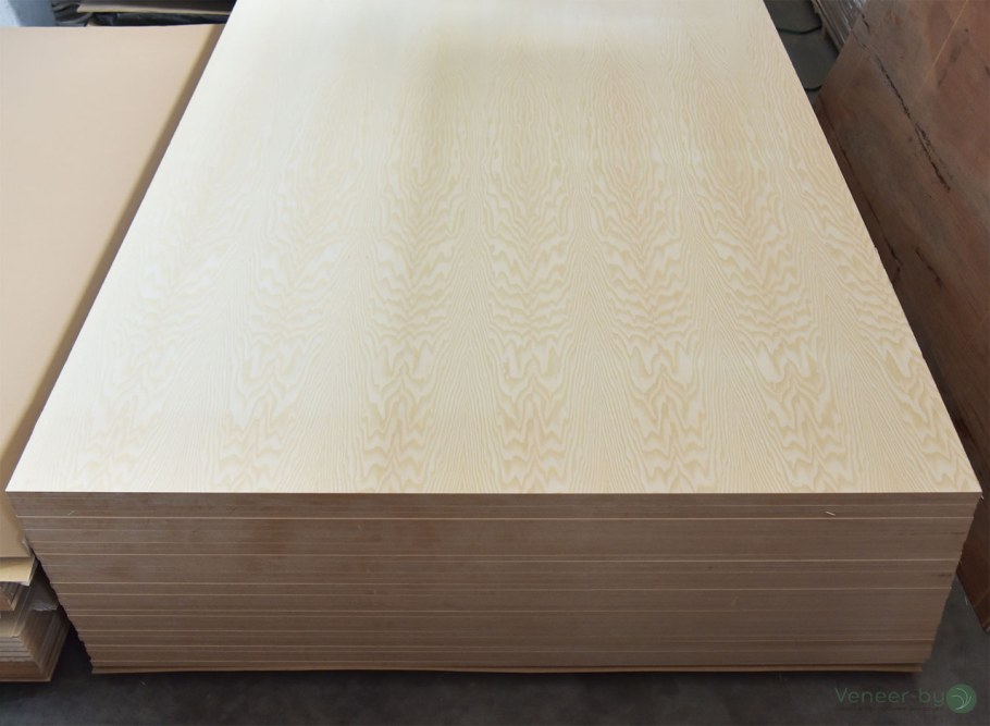 Белый ясень шпонирование МДФ