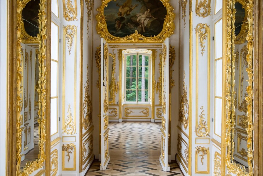 Павильон Эрмитаж в Царском селе внутри