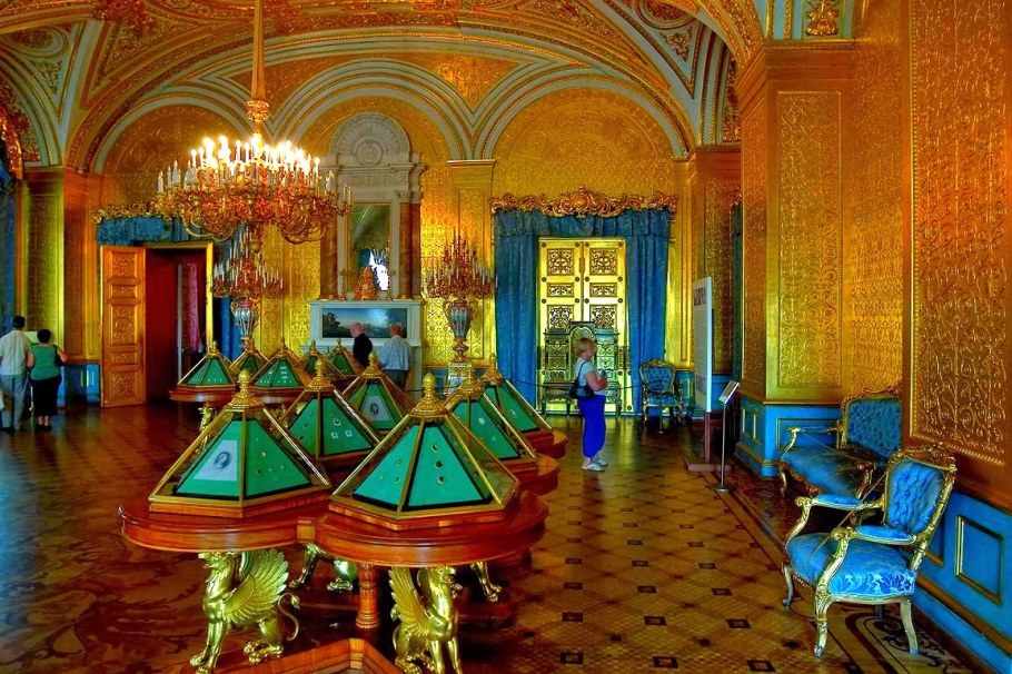 Золотая гостиная Марии Александровны в Эрмитаже