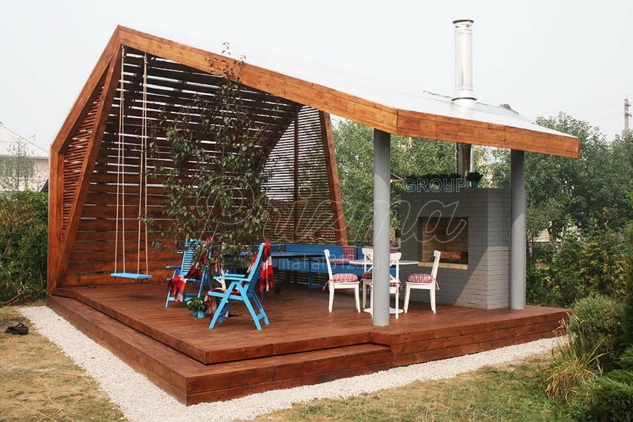 Необычные беседки для дачи
