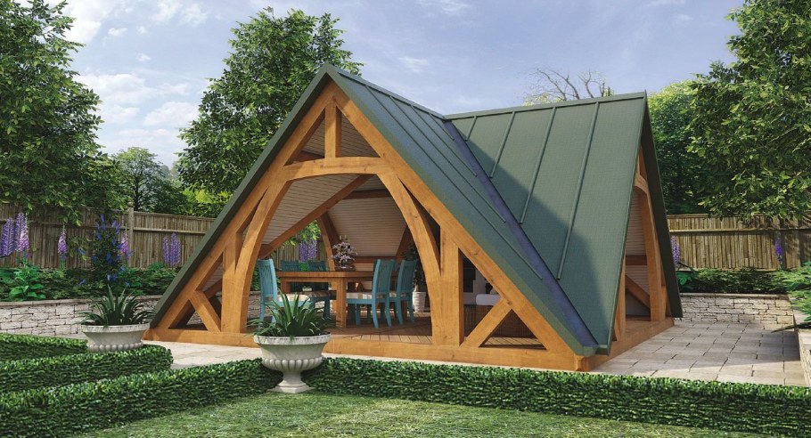 Треугольный домик