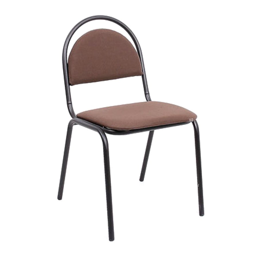 Изо-м стул ( ткань ТК- 1, черный, каркас черный) мек ко ВОМВ