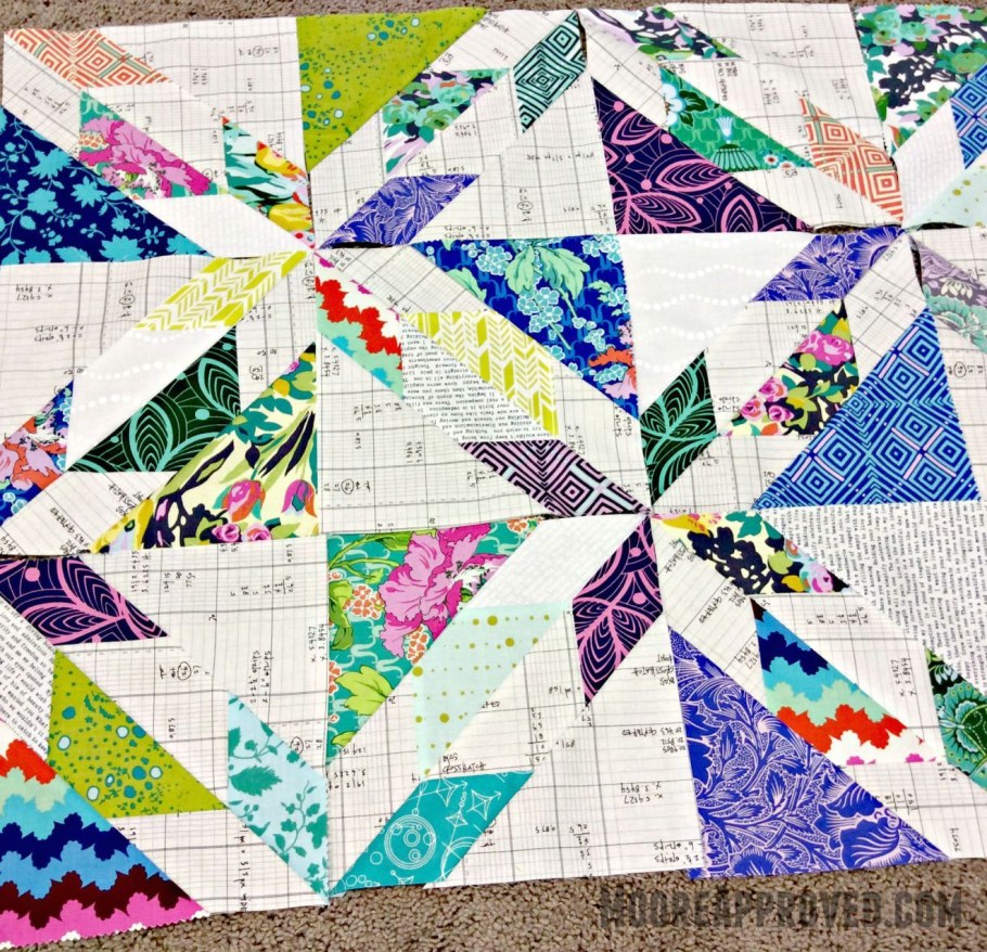 Пэчворк блок Иудейская звезда