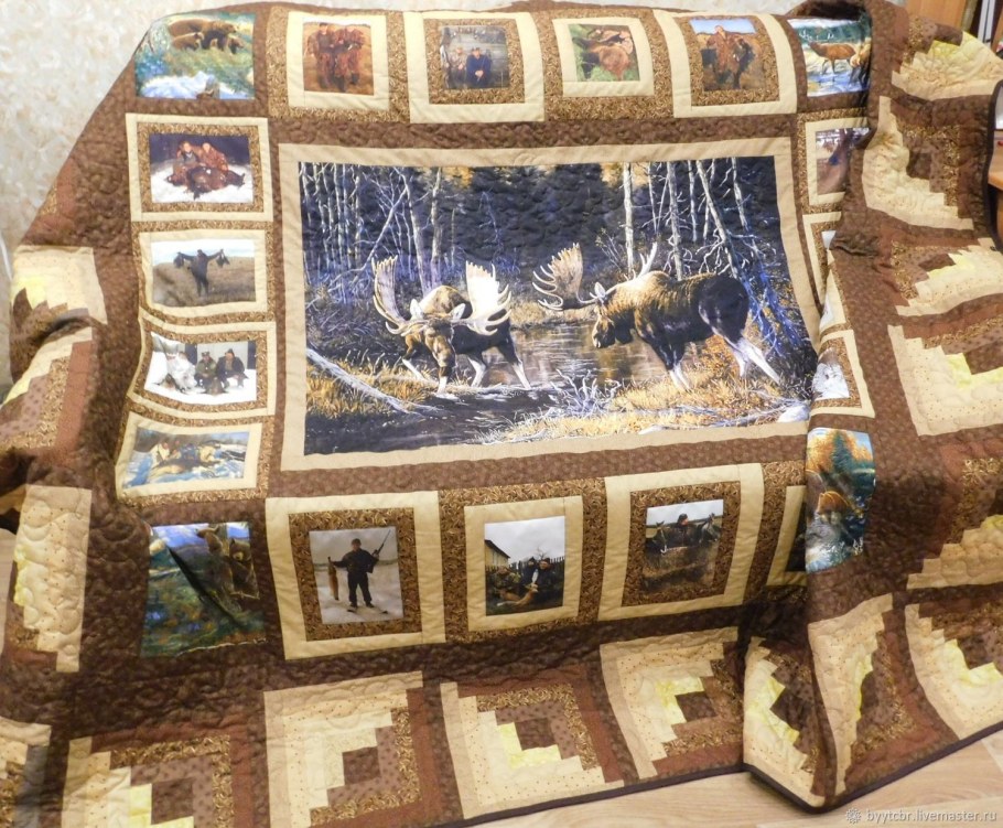 Звезда охотника пэчворк