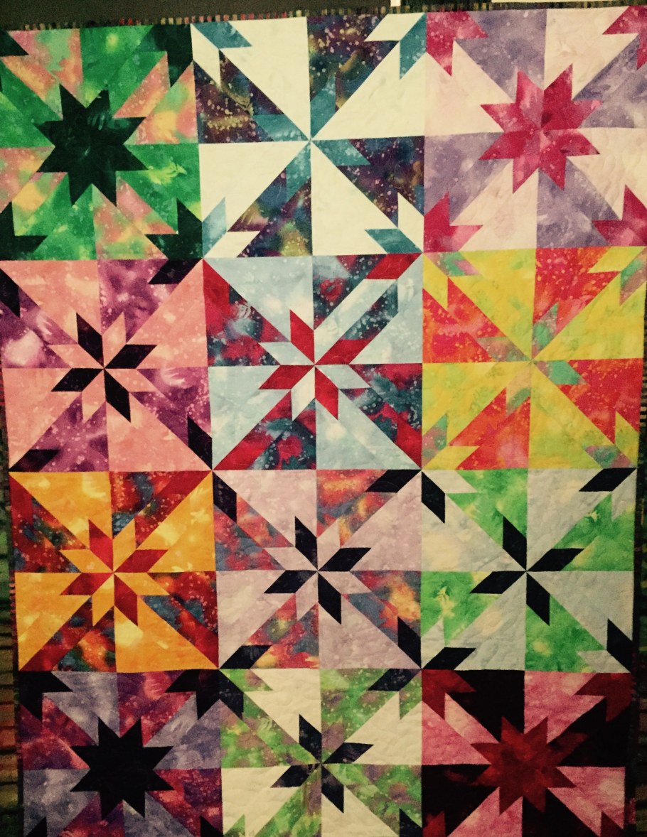 Звезда охотника лоскутный блок