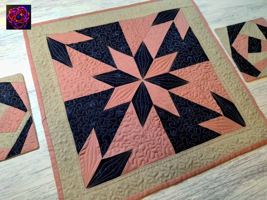 Пэчворк блок звезда охотника