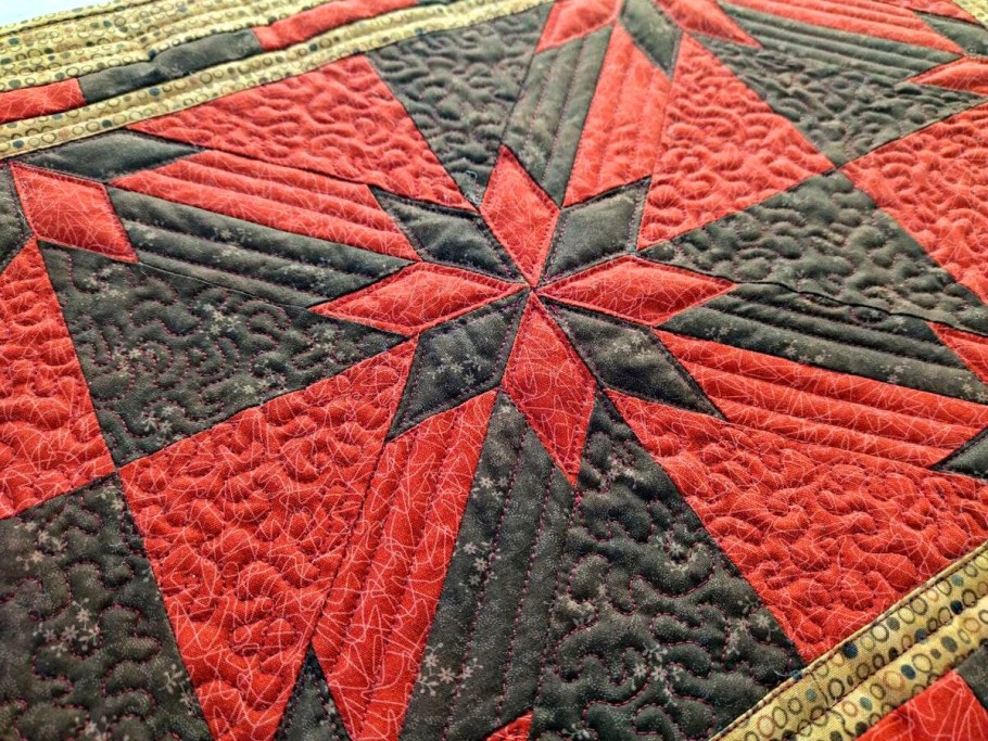 Звезда охотника пэчворк