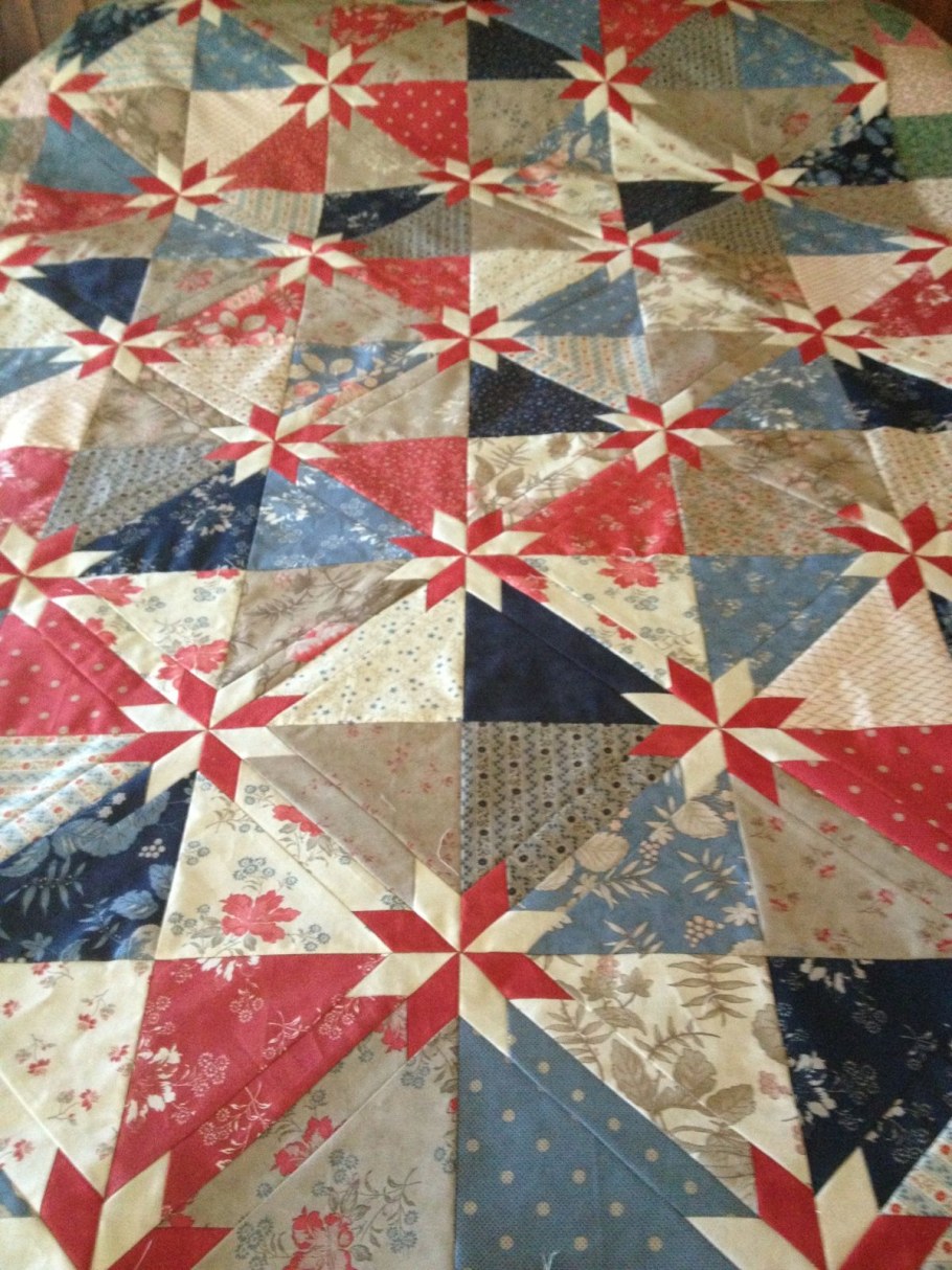 Пэчворк одеяло звезда охотника