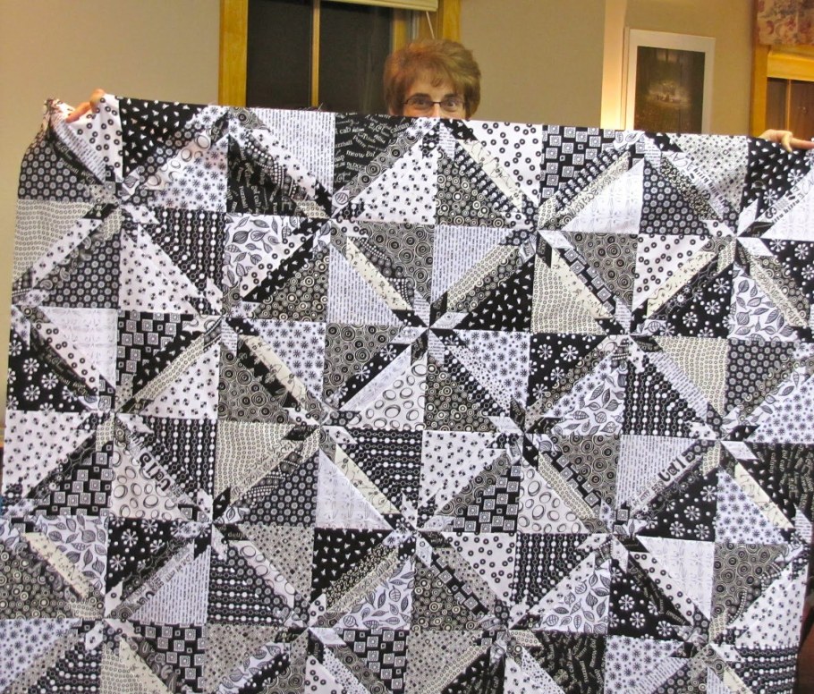 Звезда охотника лоскутный блок