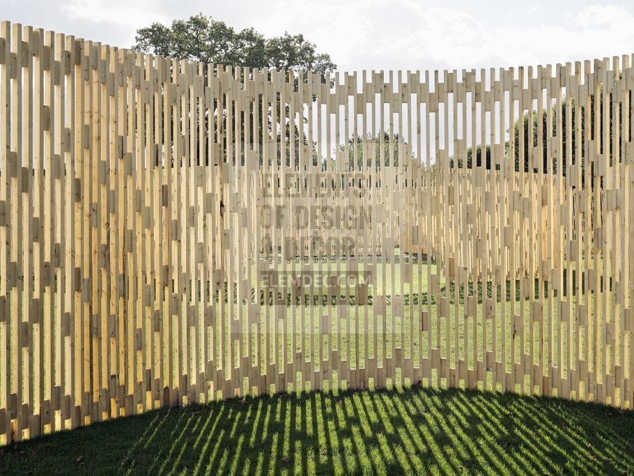 Нестандартные заборы из дерева