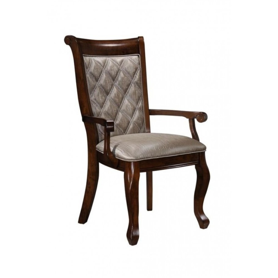 MK-1511-CP стул 5720 a с подлокотниками (каркас) 49х59х98 см темный орех 2шт/1 кор*