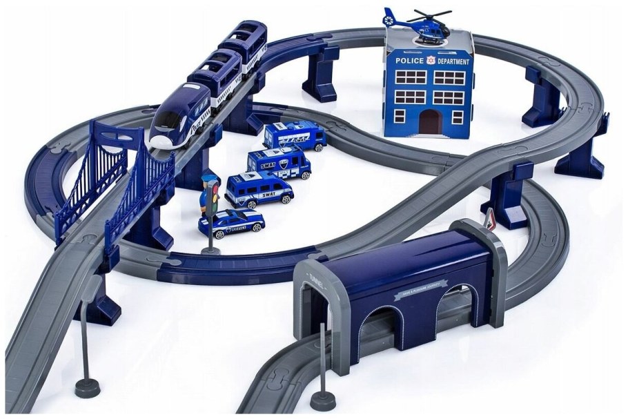 Железная дорога DIY track Police Train 92