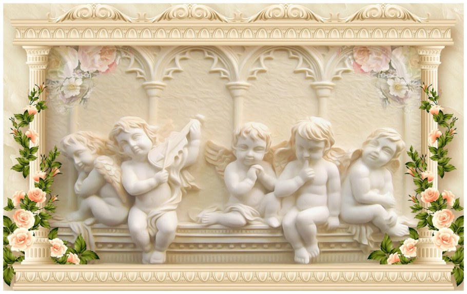 Фрески с ангелочками