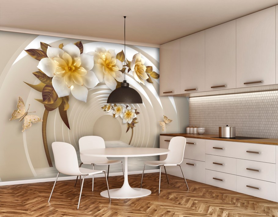 Фотообои на кухню 3d