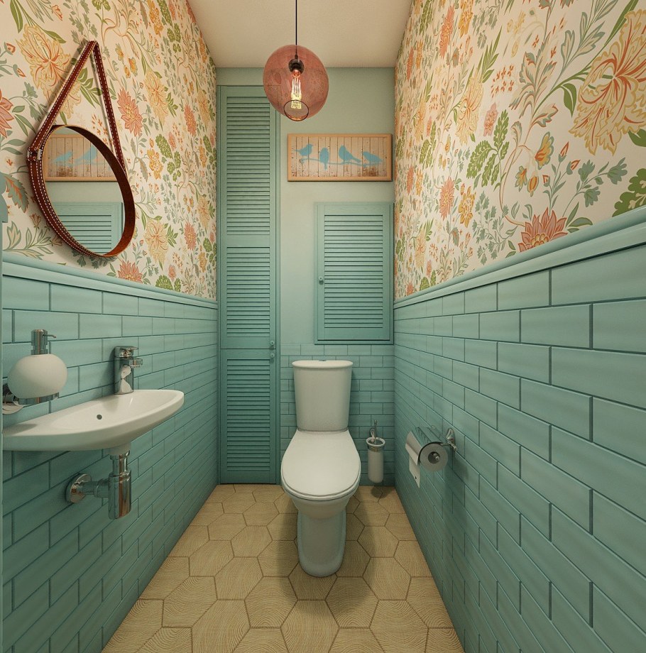Туалетная комната в стиле Прованс