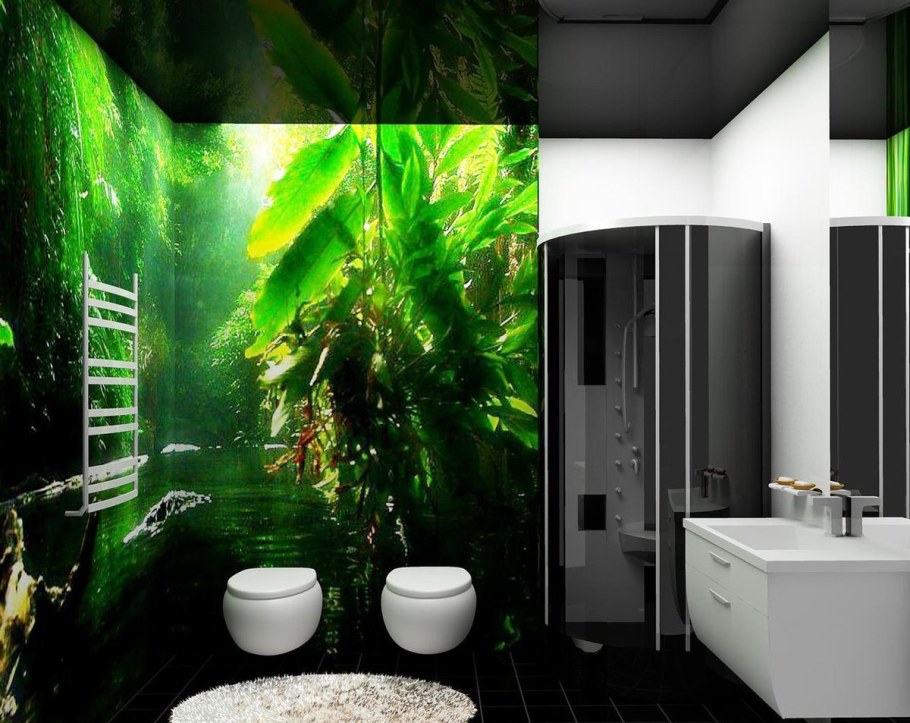 Фотообои в ванной