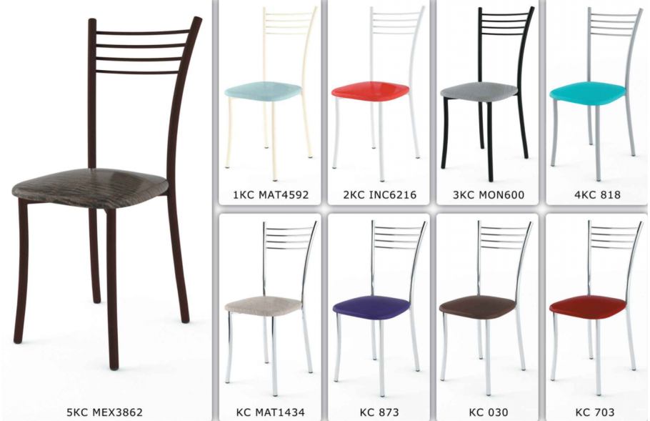 Стул хром "трилогия стандарт" (коричневый030) тс030