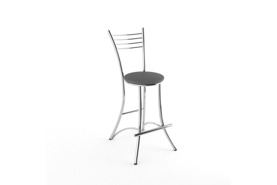 Стул хром трилогия 020