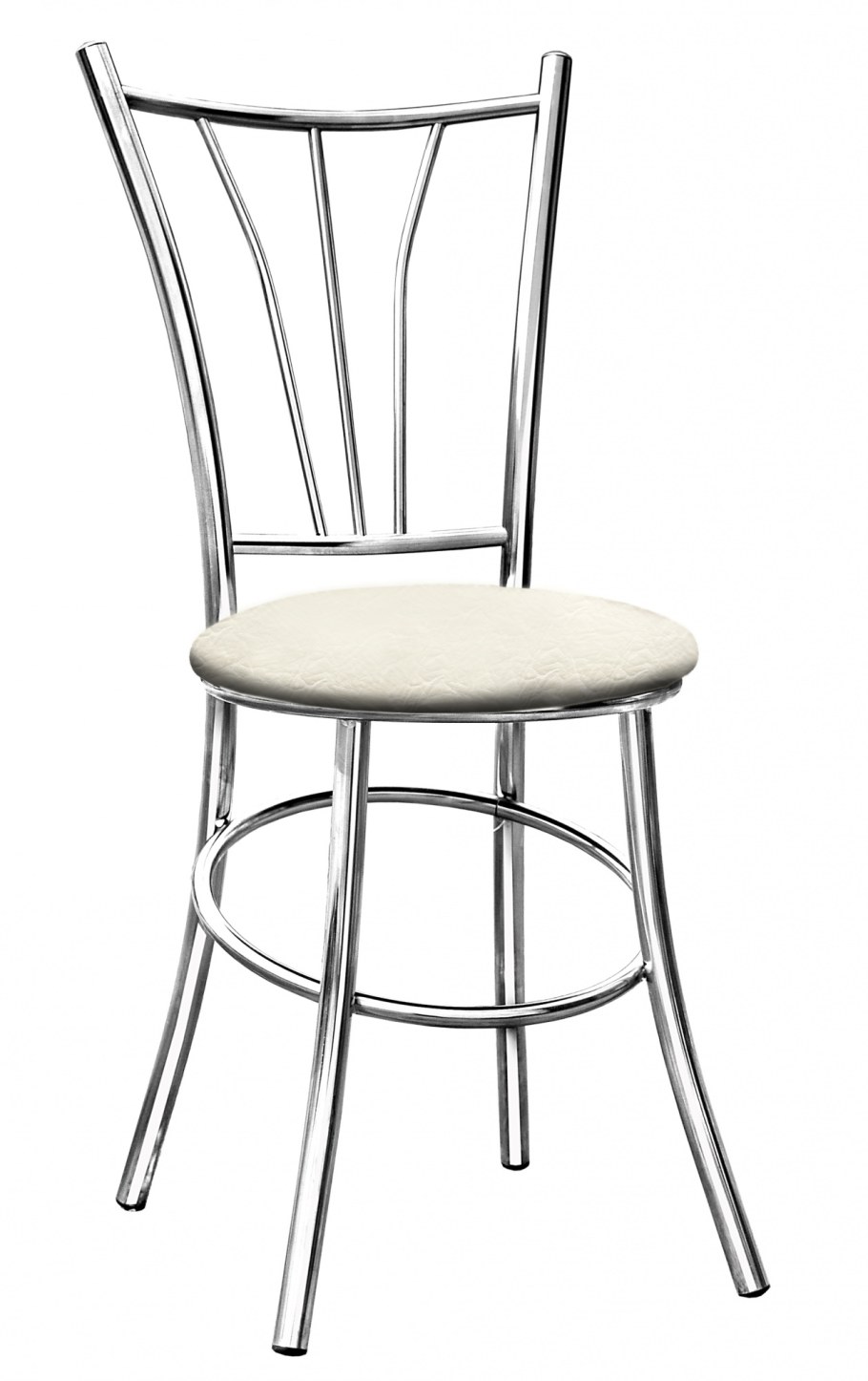 Стул «квартет-м», хром, цвет белый