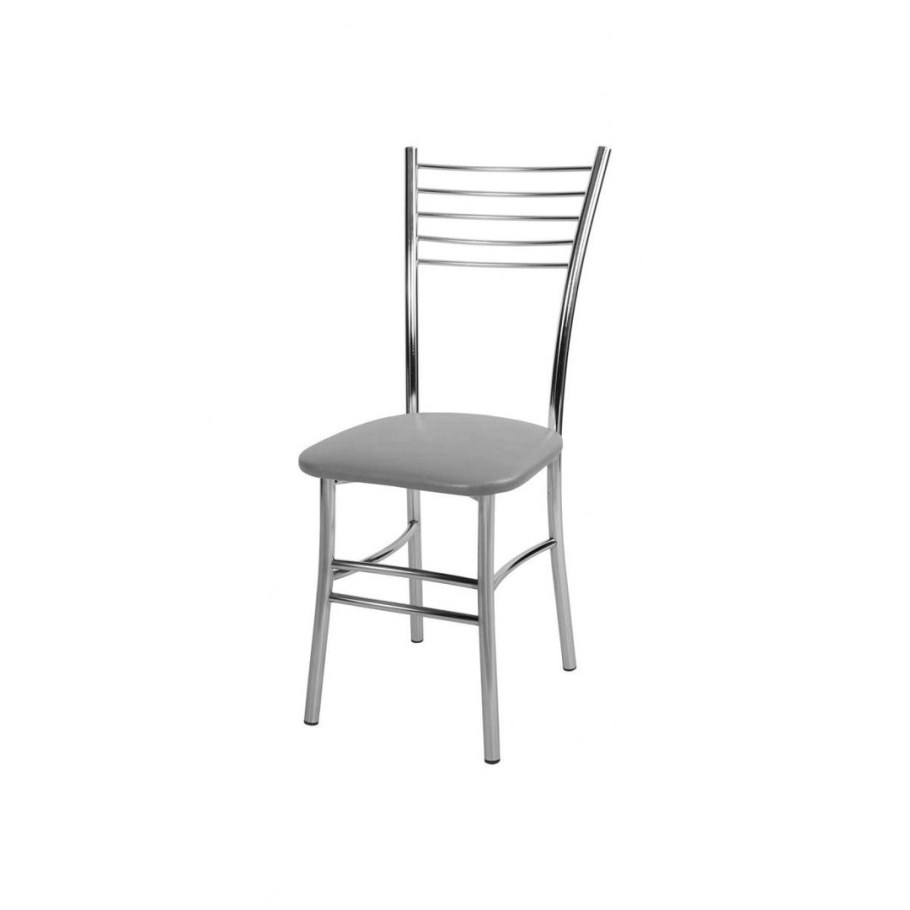 Стул хром "квинтет" 276 Кайман бежевый