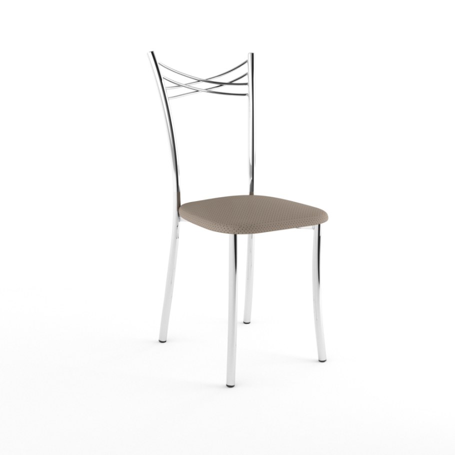 020.030.008 Стул тюльпан мис хром лак/стальной