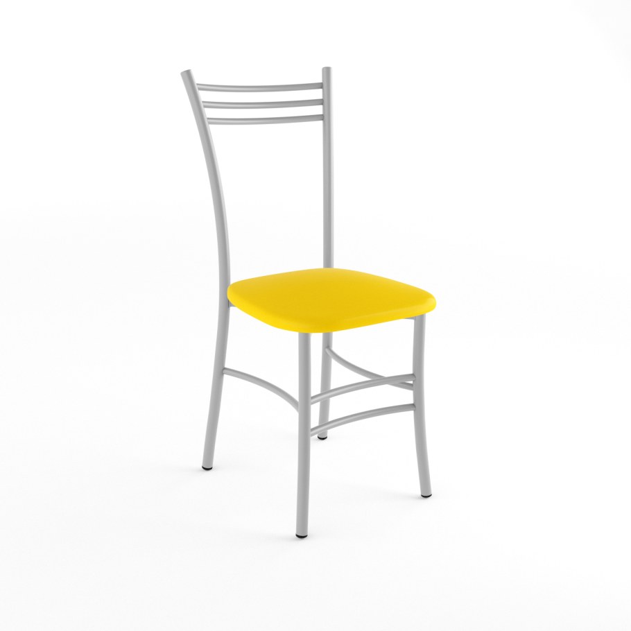 Стул хром "квинтет" (Кайман коричневый 047)