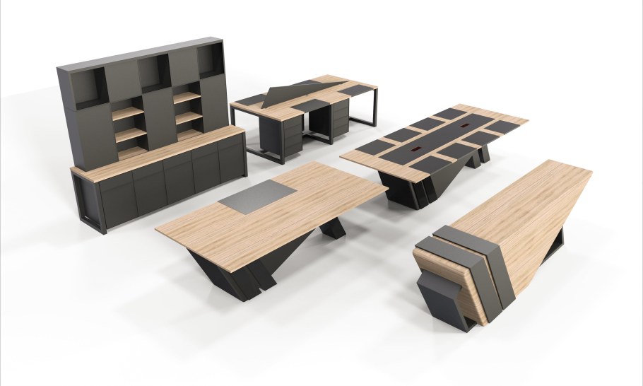 Office 3d model 5x4