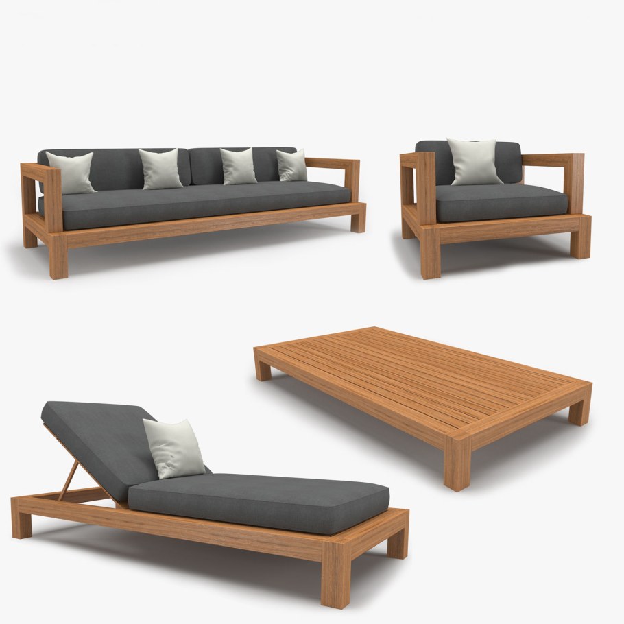 Sofa 3 backs by secolo Размеры