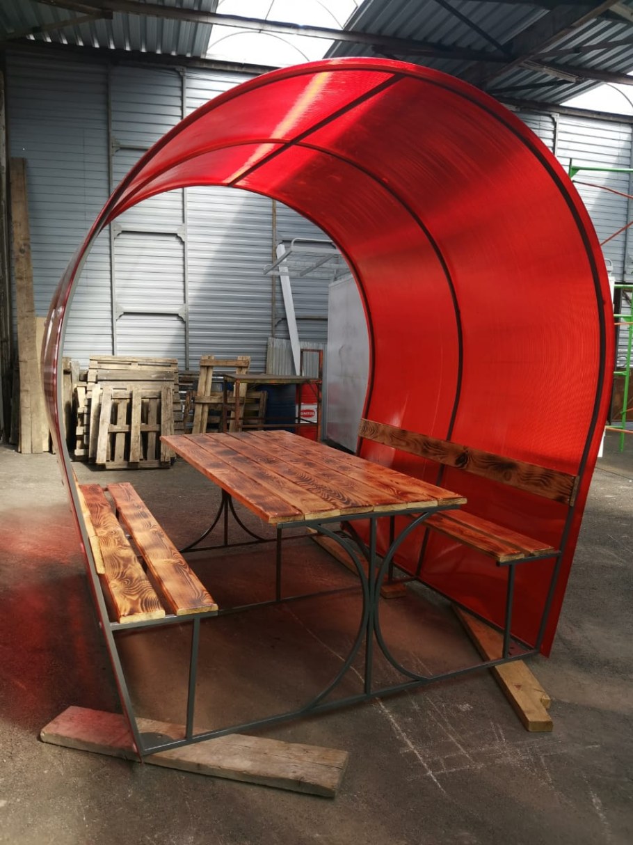 Беседка арочная 2x2 (Мон. Премиум)