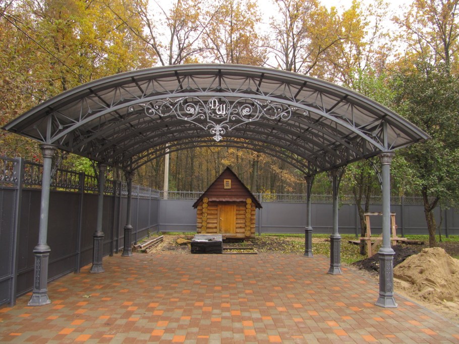 Арочная беседка