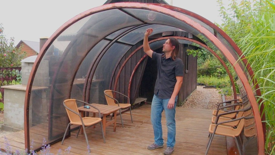 Необычные беседки из поликарбоната