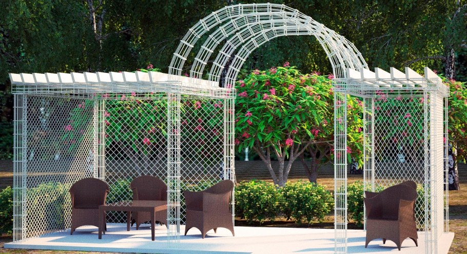 Пергола из металла