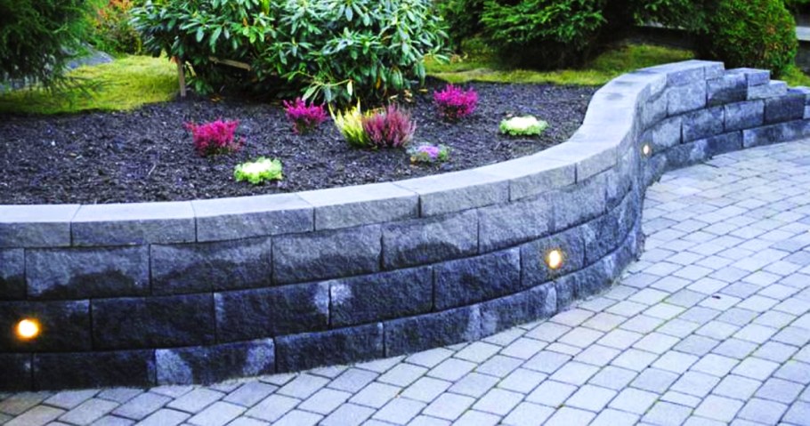 Подпорная стенка для клумбы