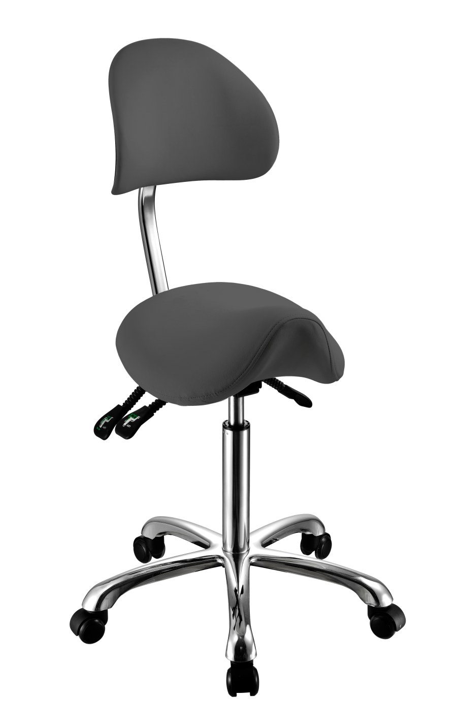 Стул-седло со спинкой Mercury Black