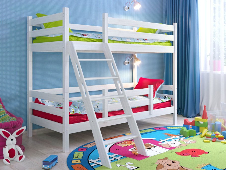 Кровать детская 2х ярусная 1435х635х600
