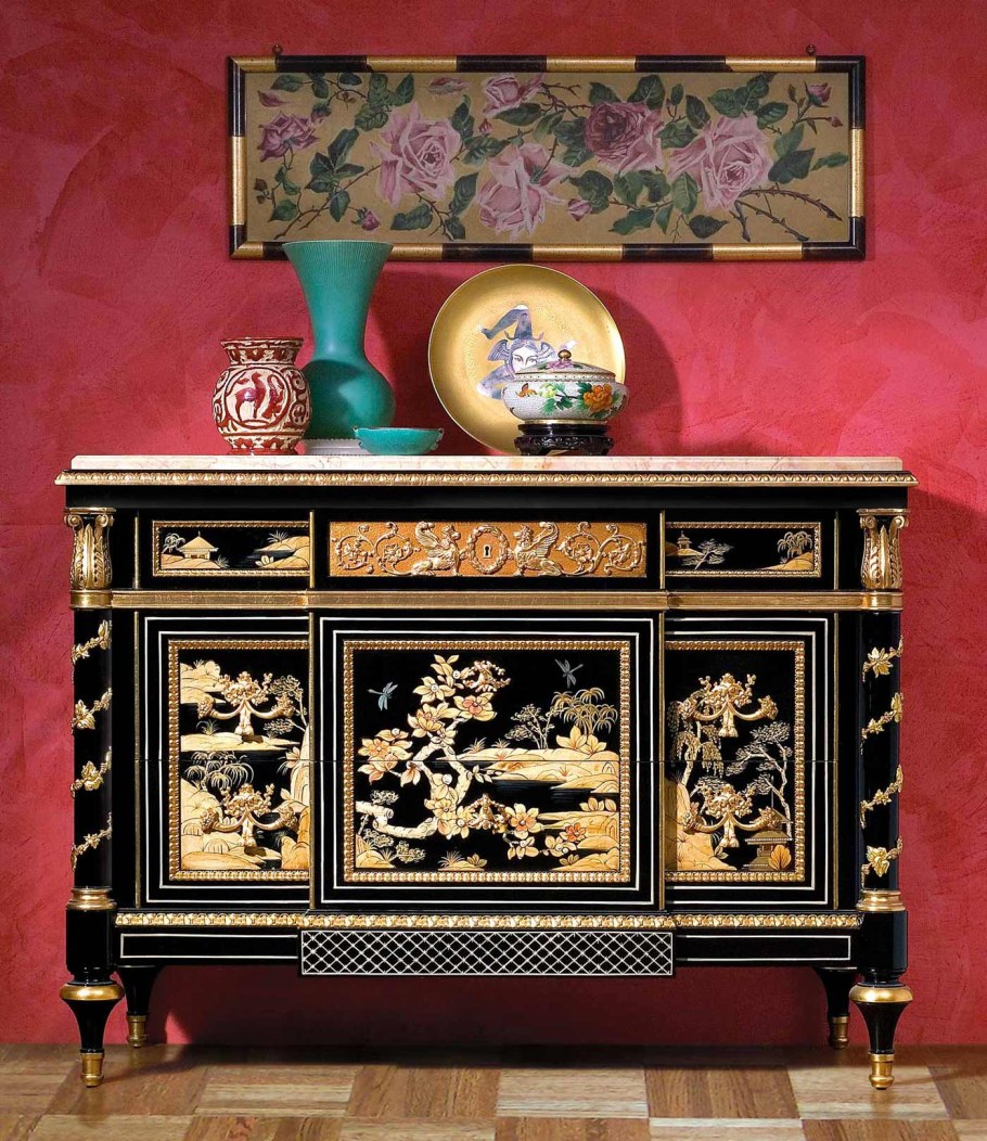 Мебель с росписью в стиле Шинуазри