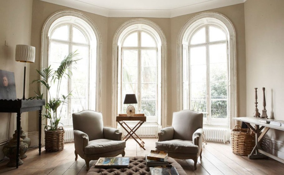 Полукруглые окна в интерьере
