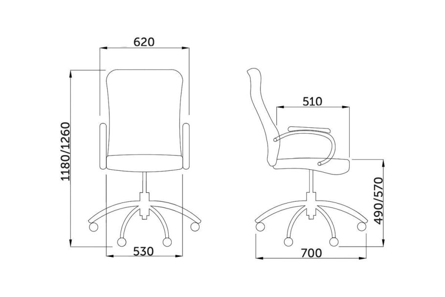 Кресло офисное Седия paradis