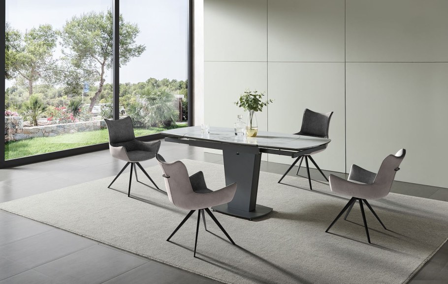 Кресло Jess, графит/коричневый