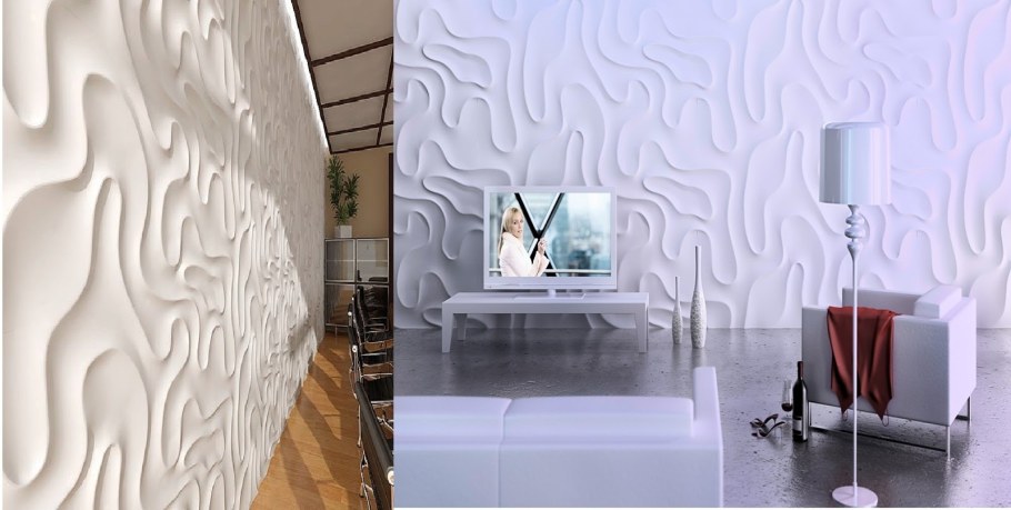 Панель 3d гипс Бисикс ель