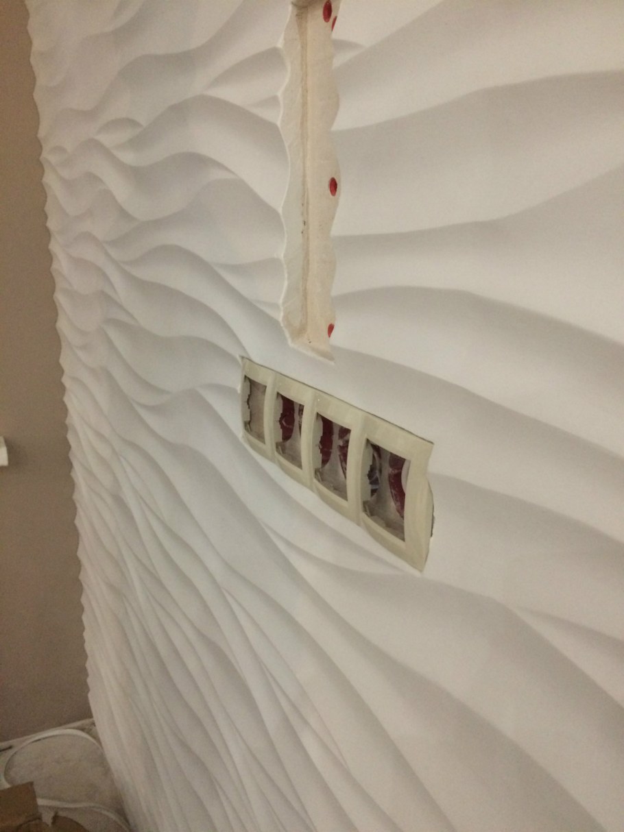 Розетки в 3д панелях