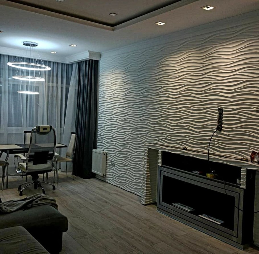 Гипсовые панели в квартире