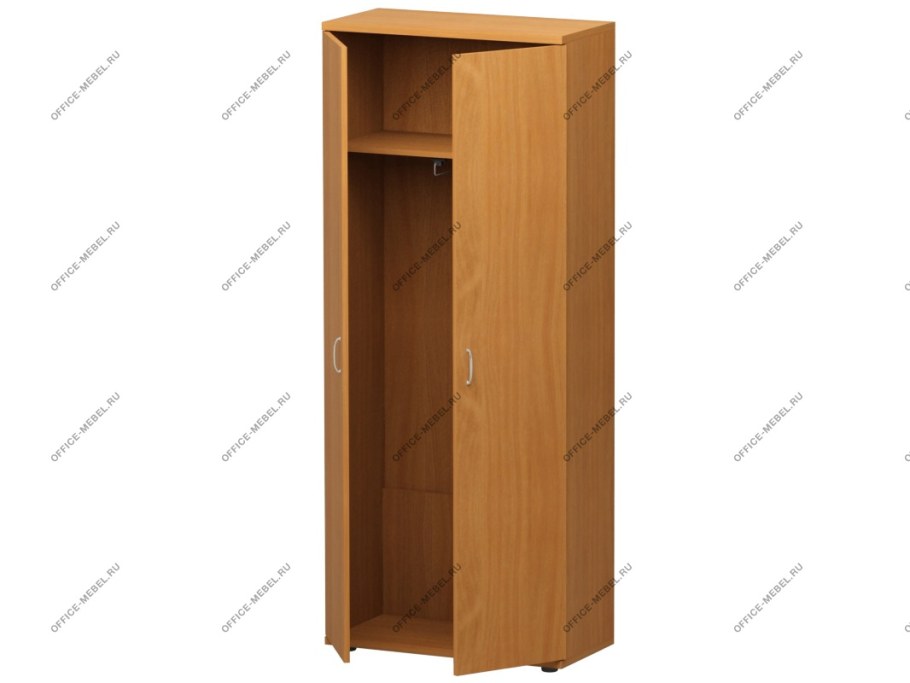 Шкаф для одежды 800х450х1990 мм цвет вишня ГП-900