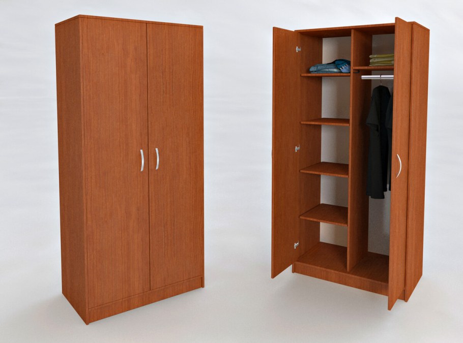 Шкаф комбинированный двухстворчатый 1124х580х1824