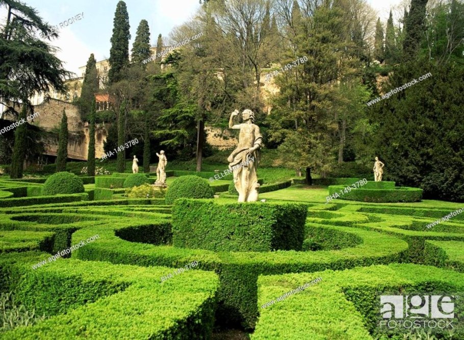 Джардино Джусти, Верона